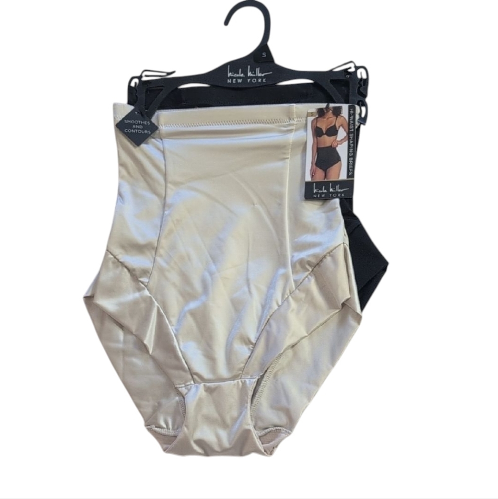 Nicole Miller Women's High-Waist Shaping Briefs Size Small